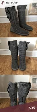 The bearpaw demi that i'm wearing today, i have in several colors and i wear them all year long. Bearpaw Knit Tall Winter Boots Foldable Tall Winter Boots Winter Boots Bearpaw