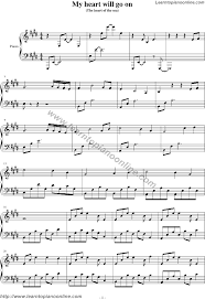 Celine Dion My Heart Will Go On Love Theme From Titanic Sheet Music Page 1 Sheet Music Piano Sheet Music Music