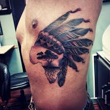 Black And Native American Hugging African Native American Tattoo Blackfoottribe Africanamerican American Tattoos Native American Tattoo African Tattoo