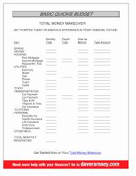 Free Budget Spreadsheet Dave Ramsey Sheet Awesome Design Bud