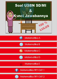 Jangan lupa tetap bersama kami di. Kunci Jawaban Soal Usbn Sd Mi Kurikulum 2020 For Android Apk Download