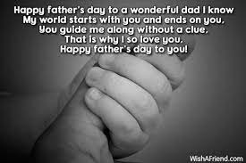 Only the lucky child like me gets the father like you. Happy Father S Day To A Wonderful Father S Day Message