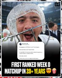 WE REALLY GET TO BET ON A RANKED WEEK 0 MATCHUP IN 10 DAYS... Who's taking  'Farmageddon?' 🤔 (@draftkings_sportsbook)