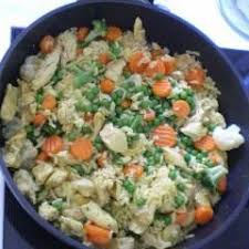 Gemuse Reis Pfanne Mit Hahnchen Rezept Rezepte Gemusereispfanne Einfache Gerichte