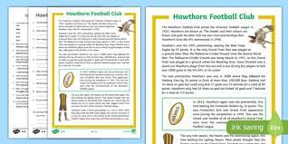 Lethal club members including juniors. Hawthorn Football Club Differentiated Comprehension Challenge Sheet Australia