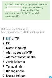 Eform.bri.co.id bpum adalah link yang bisa anda gunakan untuk mengecek nama peneriman blt umkm tahun 2020. Bpum Untuk Umkm Website Dengok
