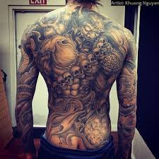 00157 Tattoo Spirit Khuong Nguyen Tattoosmen Back Tattoos For Guys Back Tattoos Full Back Tattoos