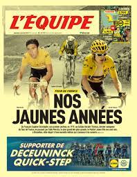 « tour de france 2019 dashboard. L Equipe A Twitter A L Occasion Des 100 Ans Du Maillot Jaune Le Journal L Equipe Se Parera De Jaune Le Samedi 6 Juillet Nos Jaunes Annees En Une Pour Le