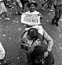 Indeed, in this day you can kiss a complete stranger (of course apologizing and explaining the cause of the behavior). The World Of Old Photography Ezra Stoller Times Square Ve Vj Day 1945