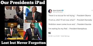 The president has been compared to the mask and . In Memes South Africans Can T Get Over Cyril S Missing Ipad