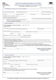 Comment Remplir Un Certificat De Cession De Vehicule