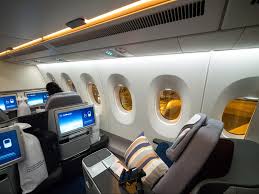 review of new lufthansa business class airbus a350 once in