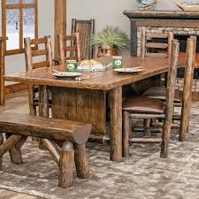 Olde Towne Rustic Log Dining Table In 2020 Dining Table Rustic Table And Chairs Rustic