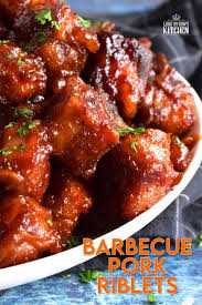 Get boneless barbecue riblets recipe from food network. Baked Barbecue Pork Riblets Lord Byron S Kitchen
