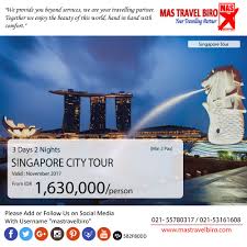 Dengan 1 room 2 guest. Mas Travel Biro Punya Promo Singapore City Tour 3 Hari 2 Malam Dengan Harga Rp 1 630 000 Min 2 Pax Untuk Pertanyaan Informasi Tour Har Kota Bepergian Dunia