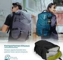 TORCH Kanzaki Tas Ransel Travelling Punggung Kerja Laptop Pria Wanita Tahan  Air 30 Liter - Travel Backpack Roll Top Water Ressistant Rain Cover