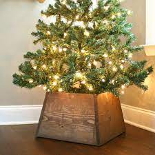Rustic Tree Skirt Wood Tree Skirt Walnut Rustic Tree Skirt Christmas Decorations Wood Tree