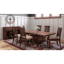 The butterfly leaf extends the table from 48 to 66 to accommodate all of your 6 traditional mission style chairs. Mission Viejo Dining Room Set By Jofran Furniture Furniturepick
