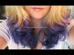 Green dip dye color is gaining speed in its. How I Dip Dye My Hair Ombre Hair Youtube