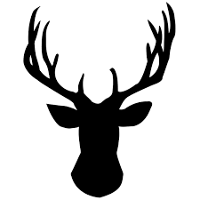 Deer Head Chalkboard Wall Decal By Wilsongraphics On Etsy 22 00 Usd Via Etsy Deer Head Silhouette Deer Silhouette Deer Head Outline