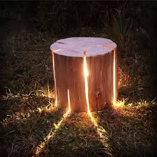 The Possibilities With Wood Are Endless The Proof Again With This Lamp In 2020 Front Yard Garden Design Backyard Patio Designs Backyard Furniture