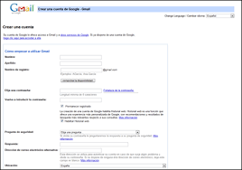Una vez te abra la página principal del gmail, haz clic en la opción crear una cuenta, ubicada debajo del cuadro de inicio de. Como Crear Una Cuenta De Correo Gmail Techlosofy Com