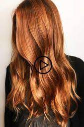 Natural Copper Balayage Rothaar Wave Hair Long Hair Lange Haare Haarfarben Rote Haare