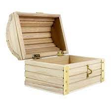 The player must have a hammer and a saw in their inventory to build it. Artminds Wood Treasure Chest 5 12 X 3 43 X 3 54