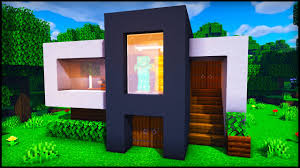 Minecraft Small Modern House How To Build A Cool Modern House Tutorial 1 Youtube 22 cool minecraft house ideas, easy for modern and … from simplyfutbol.com.