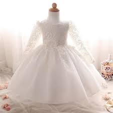 Girl Dress Formal Kid Wedding Dresses For Girls Clothes Party Princess Vestidos Nina 5 6 7 Year Bi Girls Baptism Dress Christening Gowns Girls Girls Lace Dress
