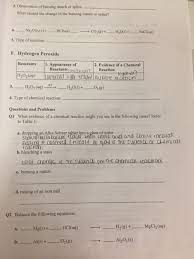 3 Observation Of Burning Match Or Splint What Caused Chegg Com