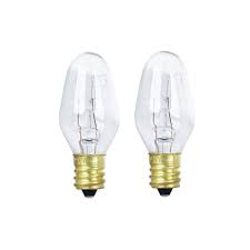 Feit Electric 10 Watt Soft White 2700k C7 Candelabra Dimmable Incandescent Appliance Light Bulb 2 Pack Bp10c71 2 Rp The Home Depot