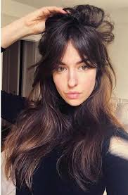 If You Think About Hairstyle Of Your Long Hair You May Go With Any Hairstyle You Like Or Any Hairsty Long Fringe Hairstyles Long Hair Styles Thick Hair Styles