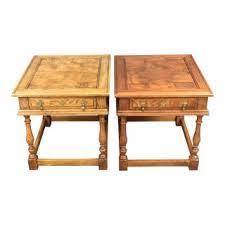 Top quality for your home. Vintage New Hekman Furniture Side Tables Chairish