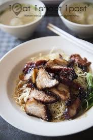 Fei Fei 肥肥 Roasted Noodle Char Siew Noodles Wanton Perfect Combination Ieatishootipost Food Singapore Food Noodles