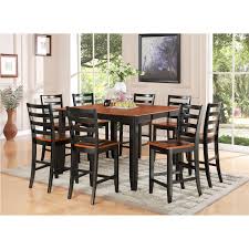 Woim Parfait 9 Piece Counter Height Dining Set Reviews Solid Wood Dining Set Counter Height Dining Table High Dining Table