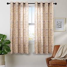 Check spelling or type a new query. Amazon Com Damask Printed Curtains For Bedroom Drapes Vintage Linen Blend Medallion Curtain Panels Window T Living Room Patio Doors Printed Curtains Curtains