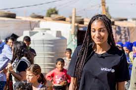 Quelques douleurs certes, mais je ne suis pas du tout inquiète. Premiere Mission Accomplie Pour Nafi Thiam L Ambassadrice