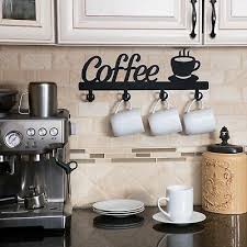 See more ideas about coffee theme, coffee theme kitchen, coffee. Coffee Bar Decor Sign Shelf Coffee Themed Kitchen Metal Rack Mug Holder Cups Ebay
