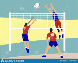 Ilustración isométrica plana 3d vector. Deporte De Contacto Voleibol En Estilo Minimalista Dibujo Plano De Caricatura Stock De Ilustracion Ilustracion De Exterior Ajuste 165740584