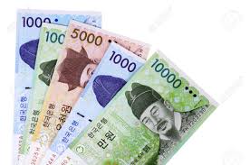 Belekekin/getty images china's currency, the renminbi or yuan, is tied to the u. Auswahl Der Korean Won Banknoten Auf Einem Weissen Hintergrund Lizenzfreie Fotos Bilder Und Stock Fotografie Image 36472320