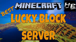 Skywars puts each player on their own island with a chest and items. Best Minecraft Lucky Block Server Youtube