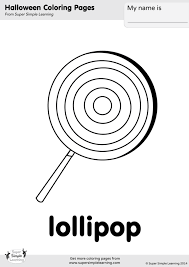 Lollipop coloring pages are a fun way for kids of all ages to develop creativity, focus, motor skills and color recognition. Lollipop Coloring Page Super Simple