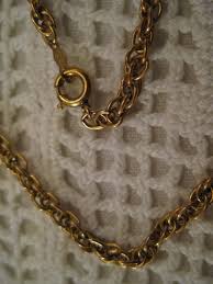 12 Grams Ajc Co 12k Gold Chain Necklace 35 7 8 Inches 12 Karats Yellow Gold Rolo Rope Chain Necklace Sig Gold Chain Necklace Chain Necklace Yellow Gold Chain