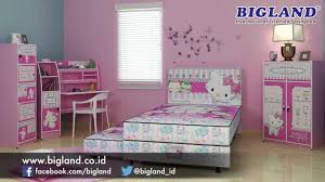 Harga guhdo spring bed, spring bed 2 in 1, spring bed anak. Bigland Springbed Hello Kitty Youtube