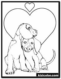 Best place of vector cartoon for free download. Cute Puppy Coloring Pages To Print 18 Valentines Free Print And Color Online