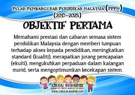 Kementerian pendidikan malaysia mengawal semua perkara berkaitan pendidikan negara dari pendidikan prasekolah hingga ke pengajian tinggi. 3 Objektif Pelan Pembangunan Pendidikan Malaysia Pppm 2013 2025