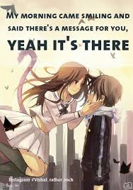 Everybody looks for such a great feeling as love. Find Your Way Love Anime Love Love Pin Try It Save Vishal Rathor Ash K Anime Love Quotes Anime Love My Baby Quotes