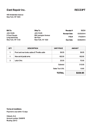 Free Bookkeeping Forms And Accounting Templates Printable Pdf Free Receipt Template Invoice Template Invoice Template Word