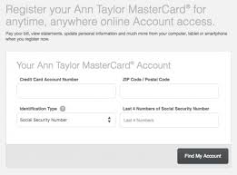 Five free reward points from anntaylor.com for every $1 spent when using the ann taylor mastercard or ann taylor credit card. Ann Taylor Mastercard Login Make A Payment